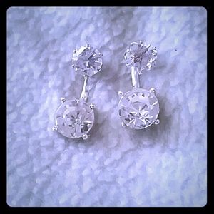 Diamond earrings with attachments